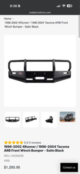 ARB Front Bumper Toyota Tacoma/4runner in Westworth, TX (photo 6)