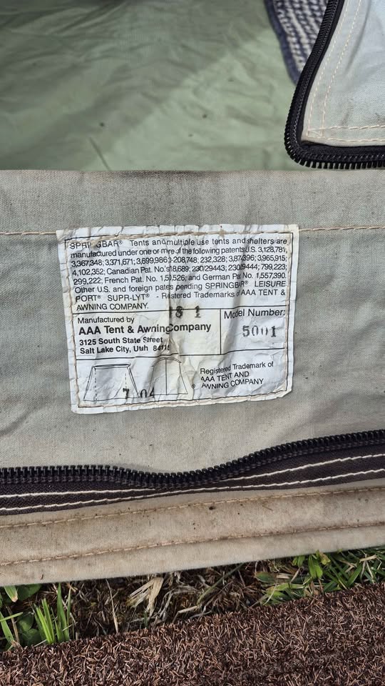 Springbar Traveler 10x10 canvas tent, cots, etc in Bremerton, WA (photo 10) — photo 10