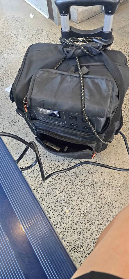Bluetti AC180 Portable Power Stationa bigger one I can run my TV, fan, Xbox and  (photo 1)