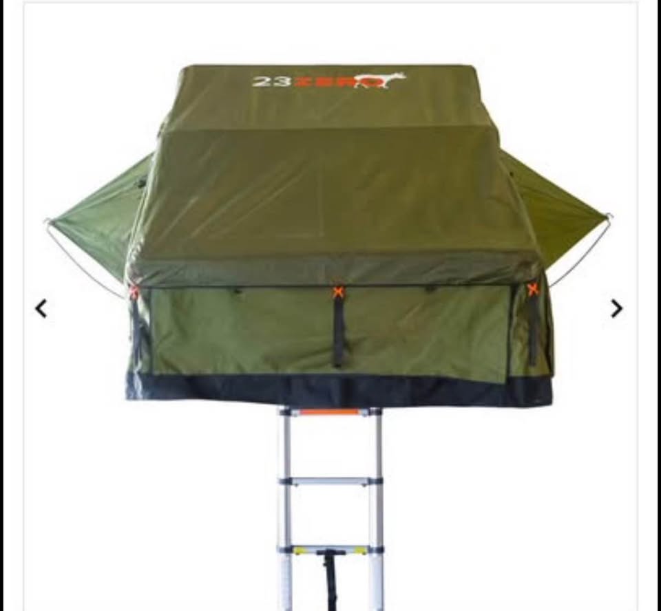 23zero 72” overland tent and boot bag Comes w custom bed rack for Tacoma in South Lake Tahoe, CA (photo 4)