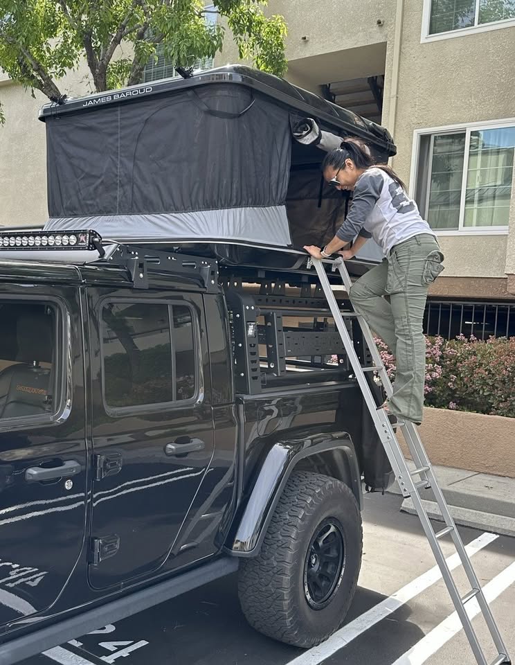 Best Rooftop Tent - James Baroud Evasion Series - Evo, Medium Black LIKE NEW in Sherman Oaks, CA (photo 5) — photo 5