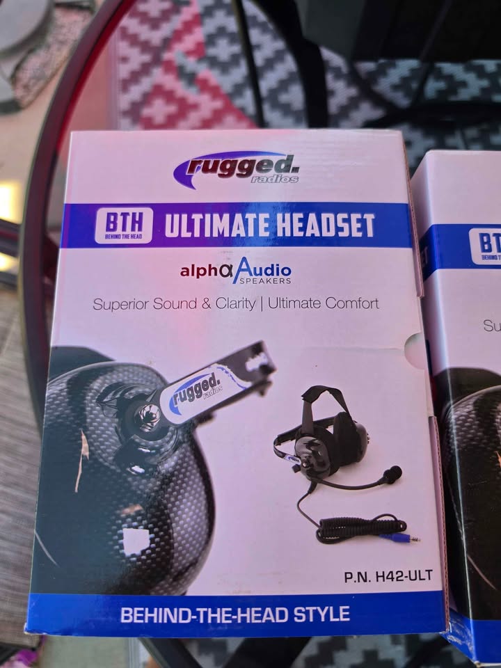 Rugged Radios 4 headsets and 4 cables BTH Ultimate Headset H42-ULT with Intercom Cables and CB in Yakima, WA (photo 2) — photo 2
