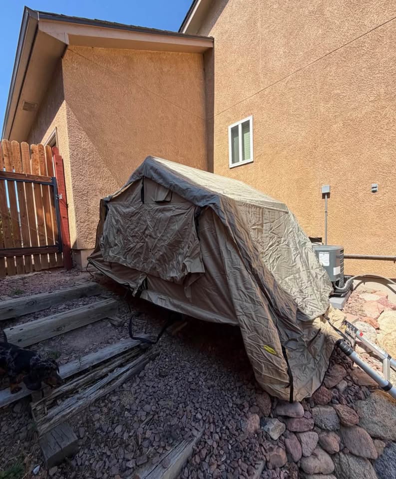Smittybilt Overlander Roof Top Tent, frame, and queen mattress in Colorado Springs, CO (photo 3) — photo 3