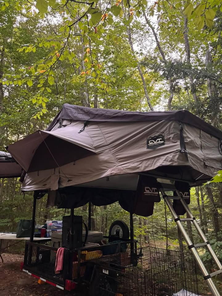 CVT Rooftop Tent on Carry-On Utility Trailer in Middleville, NY (photo 3) — photo 3