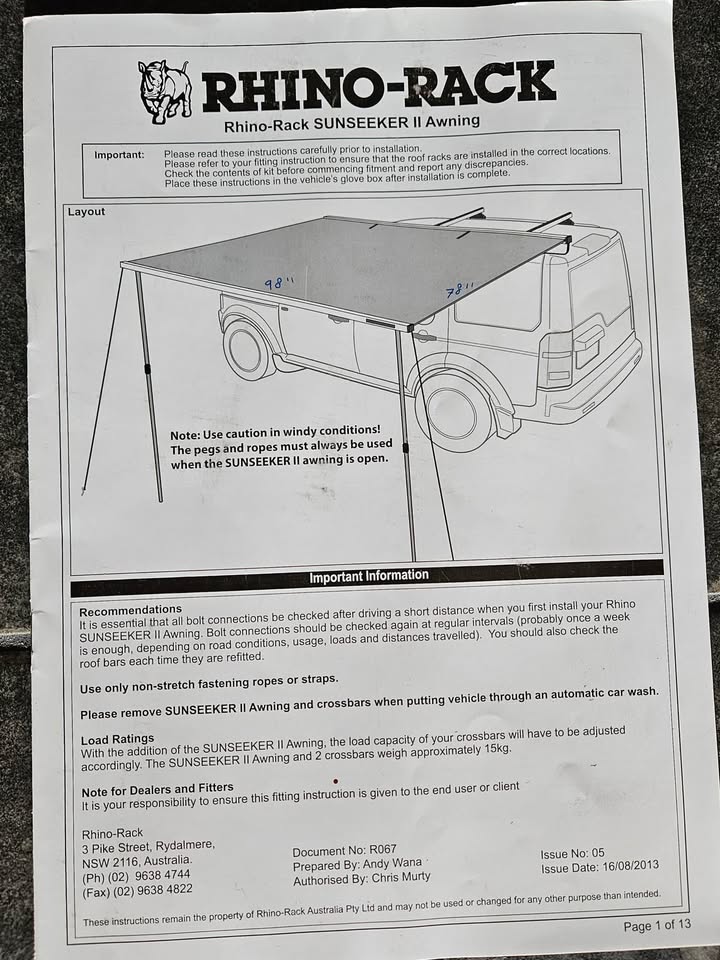 Rhino-Rack SUNSEEKER Awning (photo 2) — photo 2