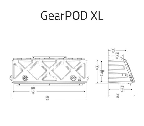 Leitner Designs ACS FORGED – Midsize Truck Bed Rack (Ford Ranger) + GearPod XL & Accessories in Erie, CO (photo 8)