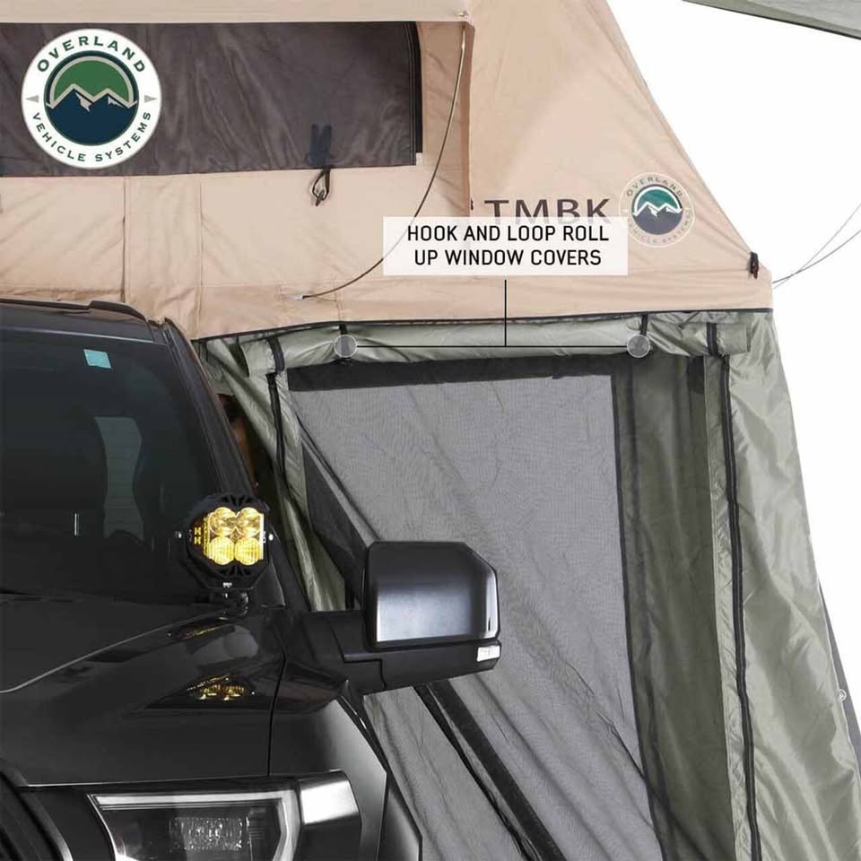 Overland Vehicle Systems Ld Tmbk Roof Top Tent Annex Green Base With Black Floor in Citrus Heights, California (photo 3) — photo 3