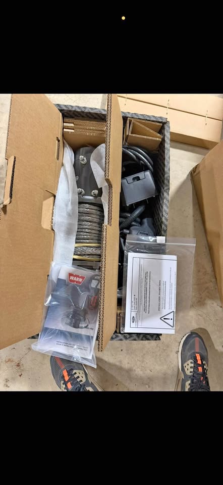 12000lb Warn Winch 2023+ F250/F350 in Bastrop, TX (photo 1) — photo 1