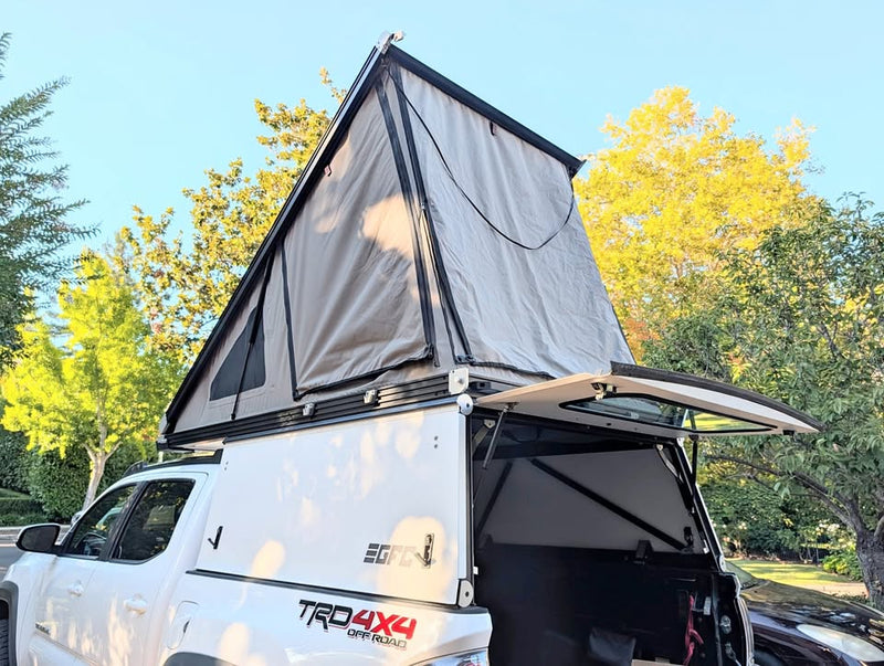 GFC V2 Camper, White, for 3rd Gen Tacoma w 5ft bed in Palo Alto, CA (photo 1) — photo 1