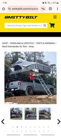 Smittybilt roof top tent