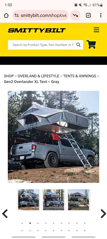 Smittybilt roof top tent in Los Angeles, CA (photo 1)