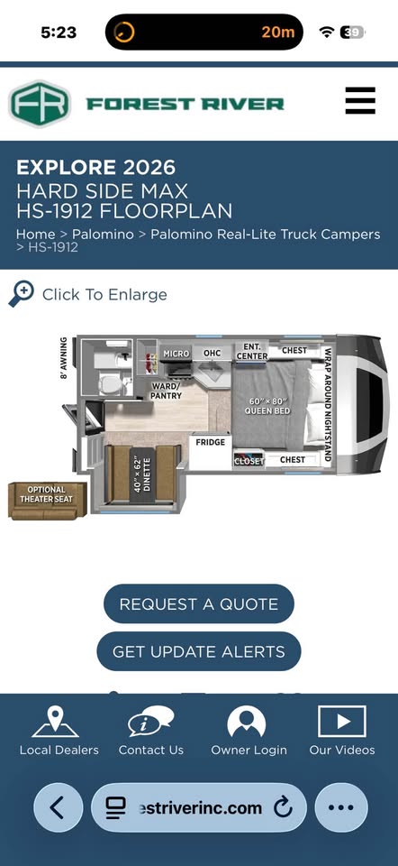 2022 Palomino Real Light Truck Camper in Lakeport, CA (photo 8)