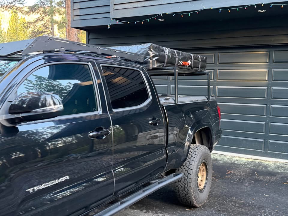 23zero 72” overland tent and boot bag Comes w custom bed rack for Tacoma in South Lake Tahoe, CA (photo 7)
