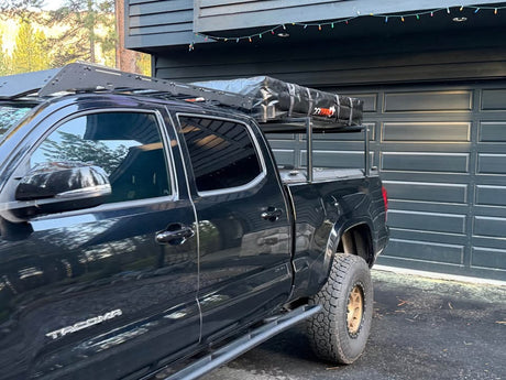 23zero 72” overland tent and boot bag Comes w custom bed rack for Tacoma in South Lake Tahoe, CA (photo 7)