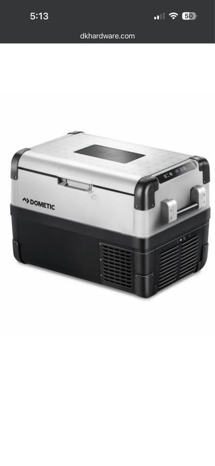 Dometic CFX50W Portable Refrigerator and Freezer vanlife van build in Littleton, CO (photo 3)