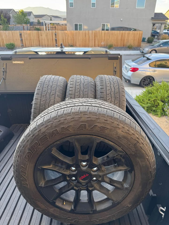 Toyota TRD Wheels with Falken Wildpeak A/T Tires — photo 3