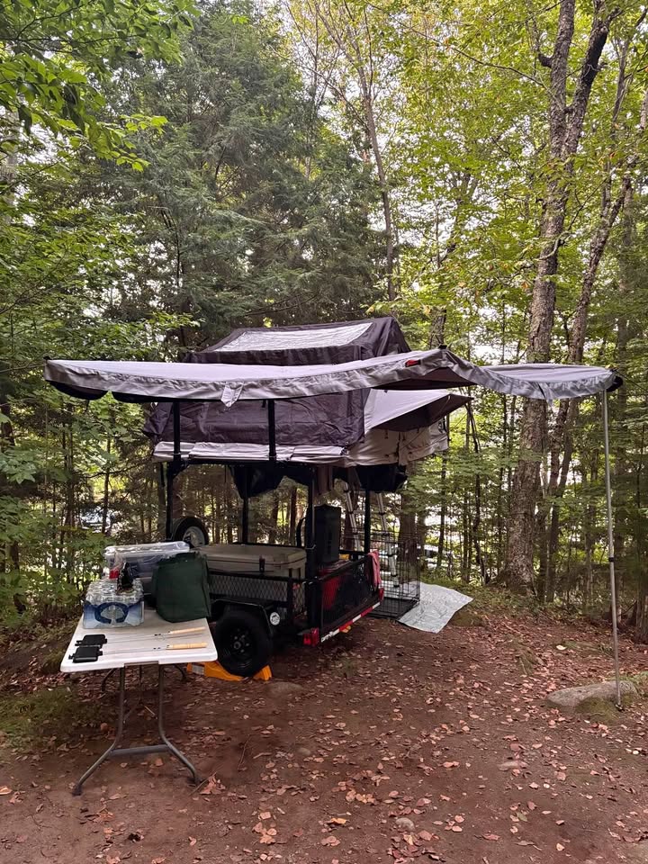 CVT Rooftop Tent on Carry-On Utility Trailer in Middleville, NY (photo 1)