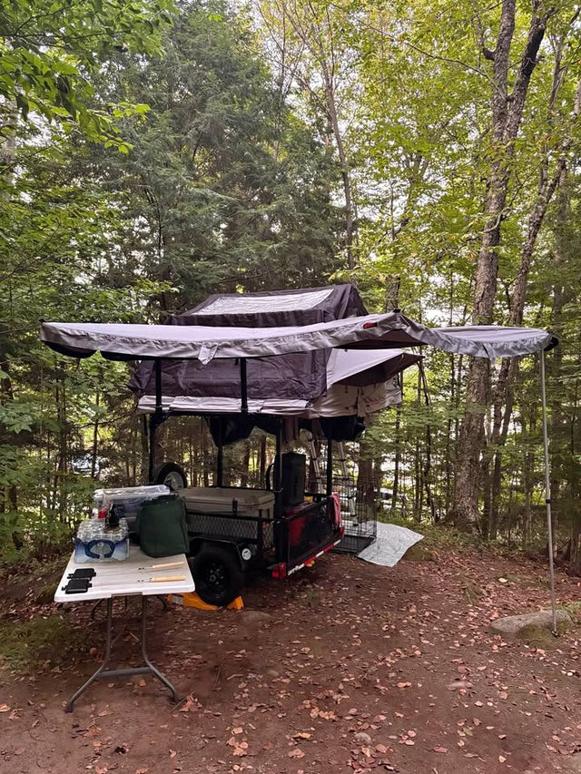 CVT Rooftop Tent on Carry-On Utility Trailer in Middleville, NY (photo 1)