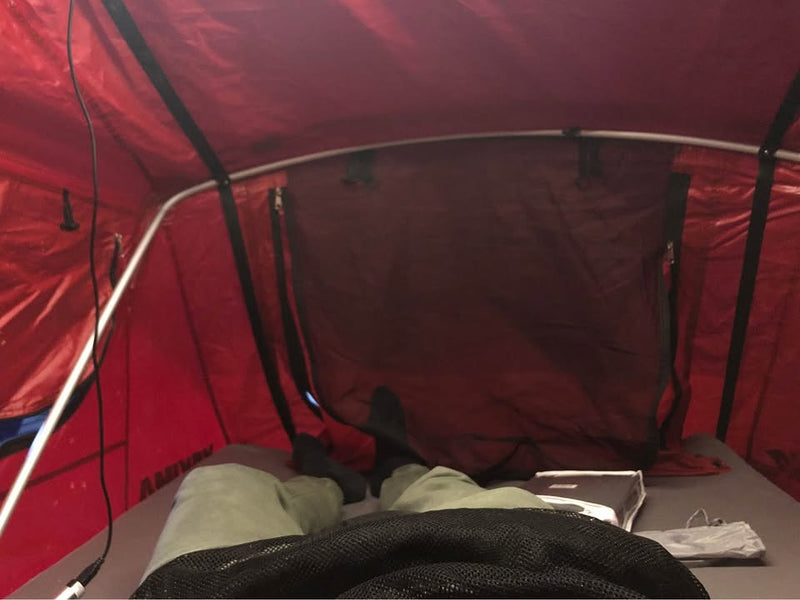 Yakima SkyRise 2-Person Rooftop Tent | Complete Setup | Lights & Gear Storage in Fair Oaks, CA (photo 5) — photo 5