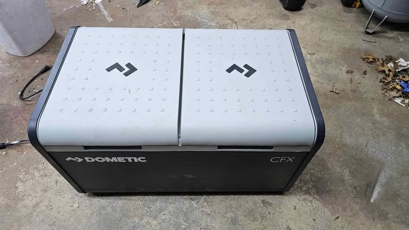 Dometic - CFX3 Portable Refrigerator and Freezer, Powered by AC/DC or Solar - Gray/Black in Staten Island, NY (photo 2) — photo 2