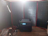 BLUETTI AC200MAX Expandable Power Station and DOKIO 300W Portable Folding Solar Panel Kit in Newberry Springs, CA (photo 1)