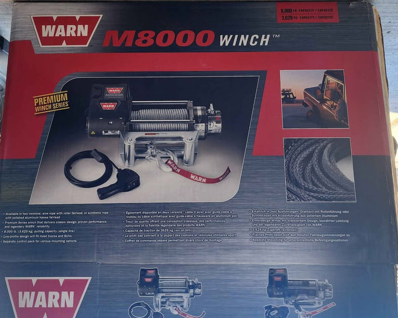 Warn M8000 winch in Queen Creek, AZ (photo 2) — photo 2