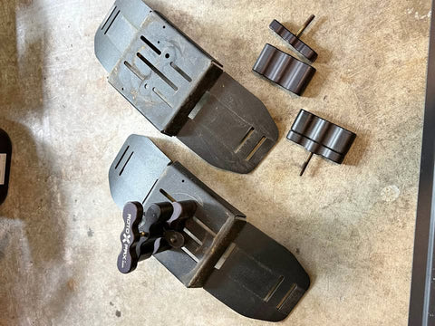 (2) Spare Tire RotoPax / Maxtrax / Offroad Equipment Mount