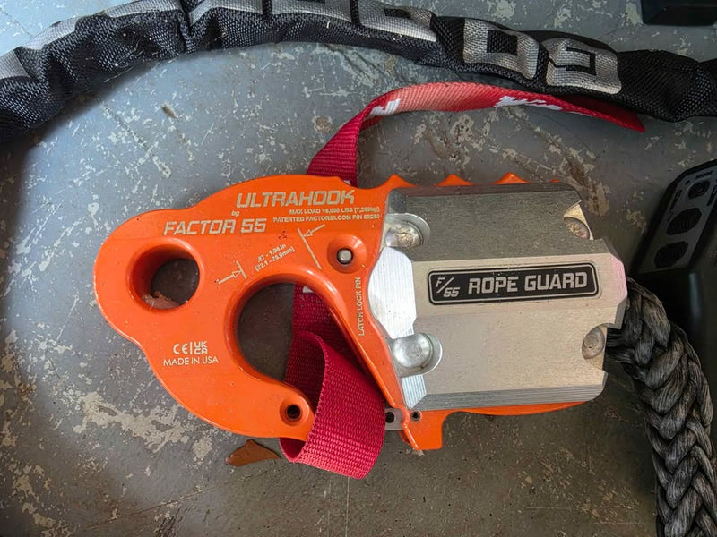 Warn VR EVO 12S, Factor 55 ultrahook and fairlead 1.0, Res-Q tree saver strap in Cypress, TX (photo 3) — photo 3