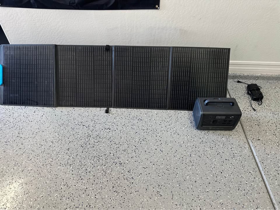 BLUETTI EB70S Portable Power Station with PV200 Solar Panels in Peoria, AZ (photo 2) — photo 2