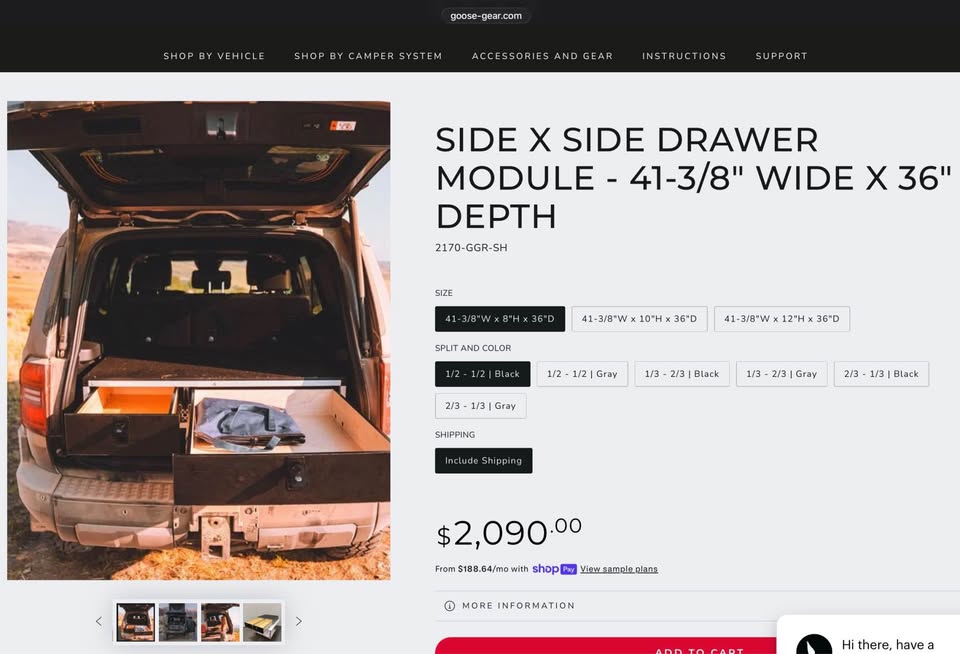 Goose Gear 5th Gen 4Runner Drawer Module with 60% Seat Delete in Buckeye, AZ (photo 5)
