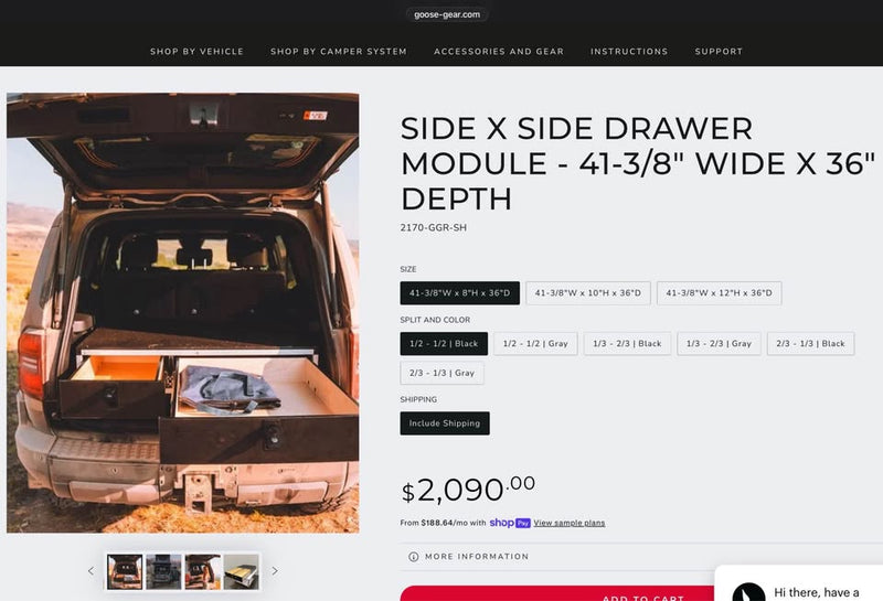 Goose Gear 5th Gen 4Runner Drawer Module with 60% Seat Delete in Buckeye, AZ (photo 5) — photo 5