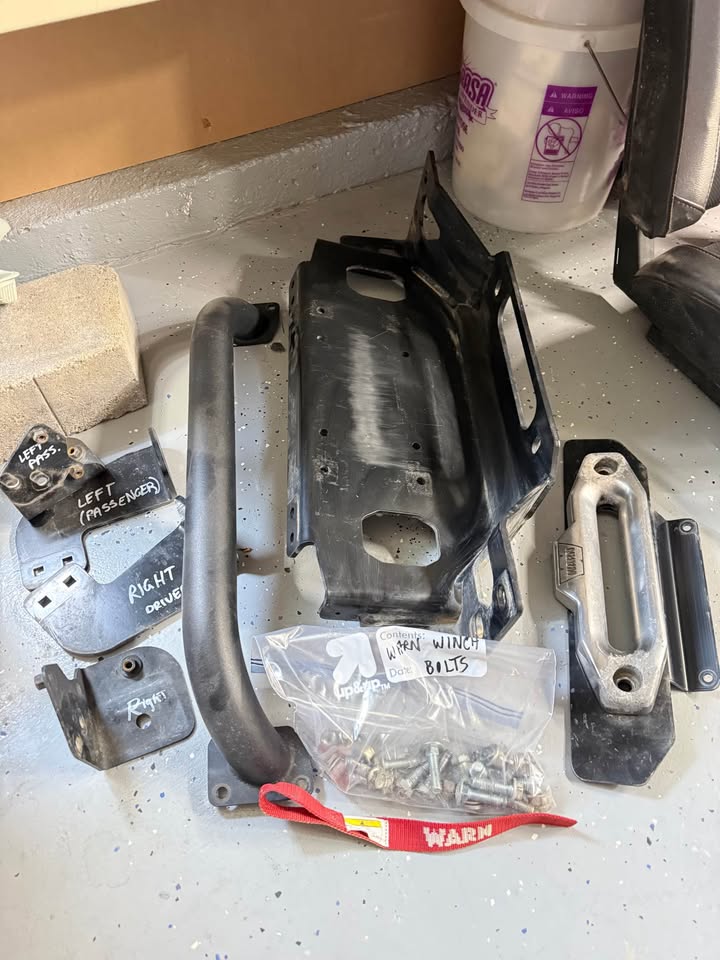 Warn Winch 10K-S Platinum and Jeep JL JLU Mounting Plate and Brush Bar in Peyton, CO (photo 2) — photo 2