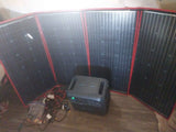 BLUETTI AC200MAX Expandable Power Station and DOKIO 300W Portable Folding Solar Panel Kit in Newberry Springs, CA (photo 5)