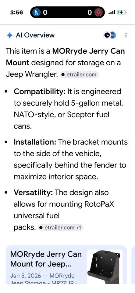 Jerry can mount - for Jeep Wrangler in Orange, CA (photo 4) — photo 4