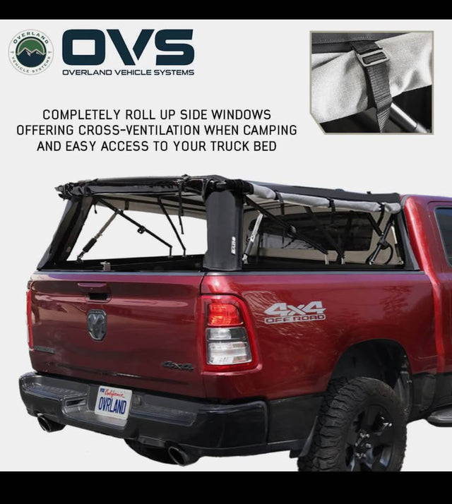 Overland vehicle systems soft topper ram 1500 canopy — photo 2