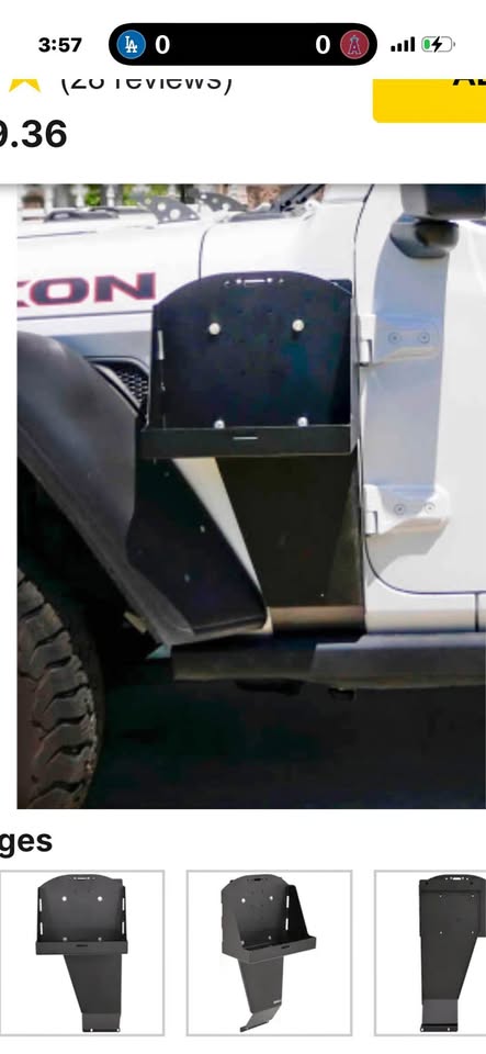Jerry can mount - for Jeep Wrangler
