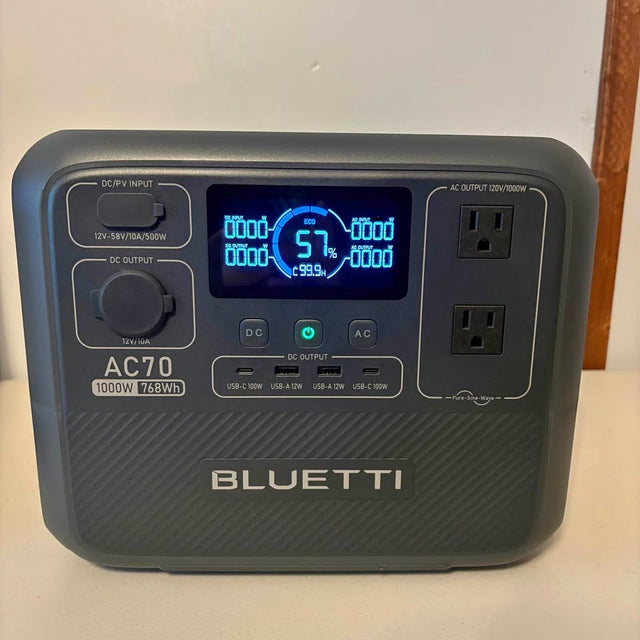 BLUETTI AC70 Portable Power Station in Tifton, GA (photo 1)
