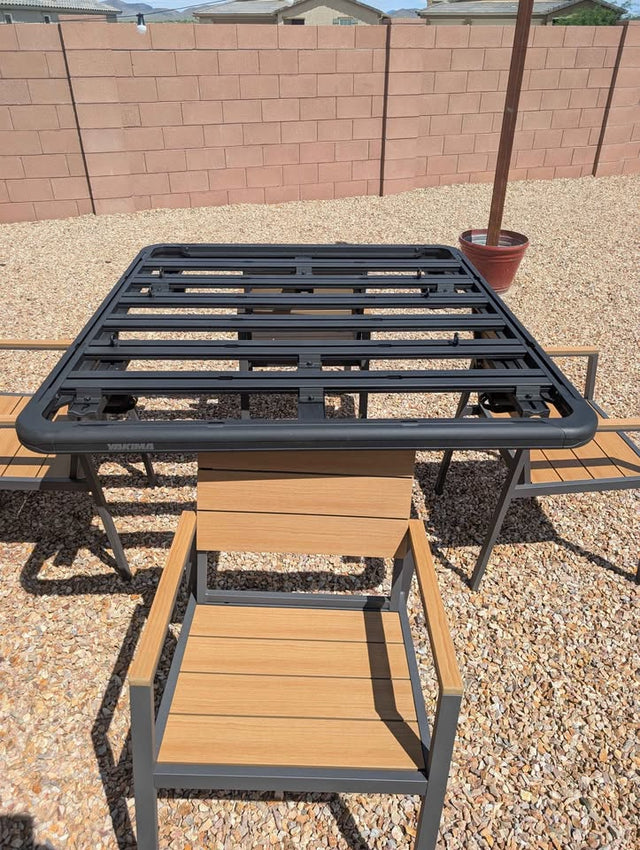 Roof Rack For Sale- Yakima LockNLoad Platform K (55"x49") W/ Timberline Towers — photo 3