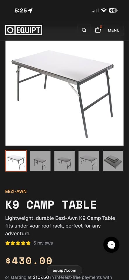 Eezi-Awn Bed Rack w/ Sliding Camp
Table in Park City, UT (photo 6) — photo 6