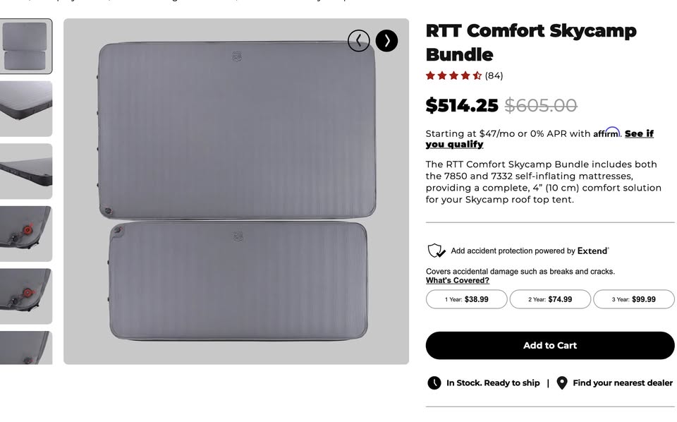 Yes, it's available. iKamper Skycamp 2.0 Rooftop Tent + self-inflating mattress in Cedar Park, TX (photo 4) — photo 4