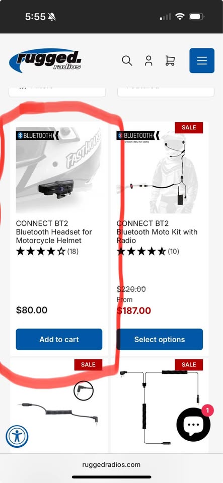 Rugged radios BT-moto BT2 bluetooth motorcycle headset in Broomfield, CO (photo 4) — photo 4