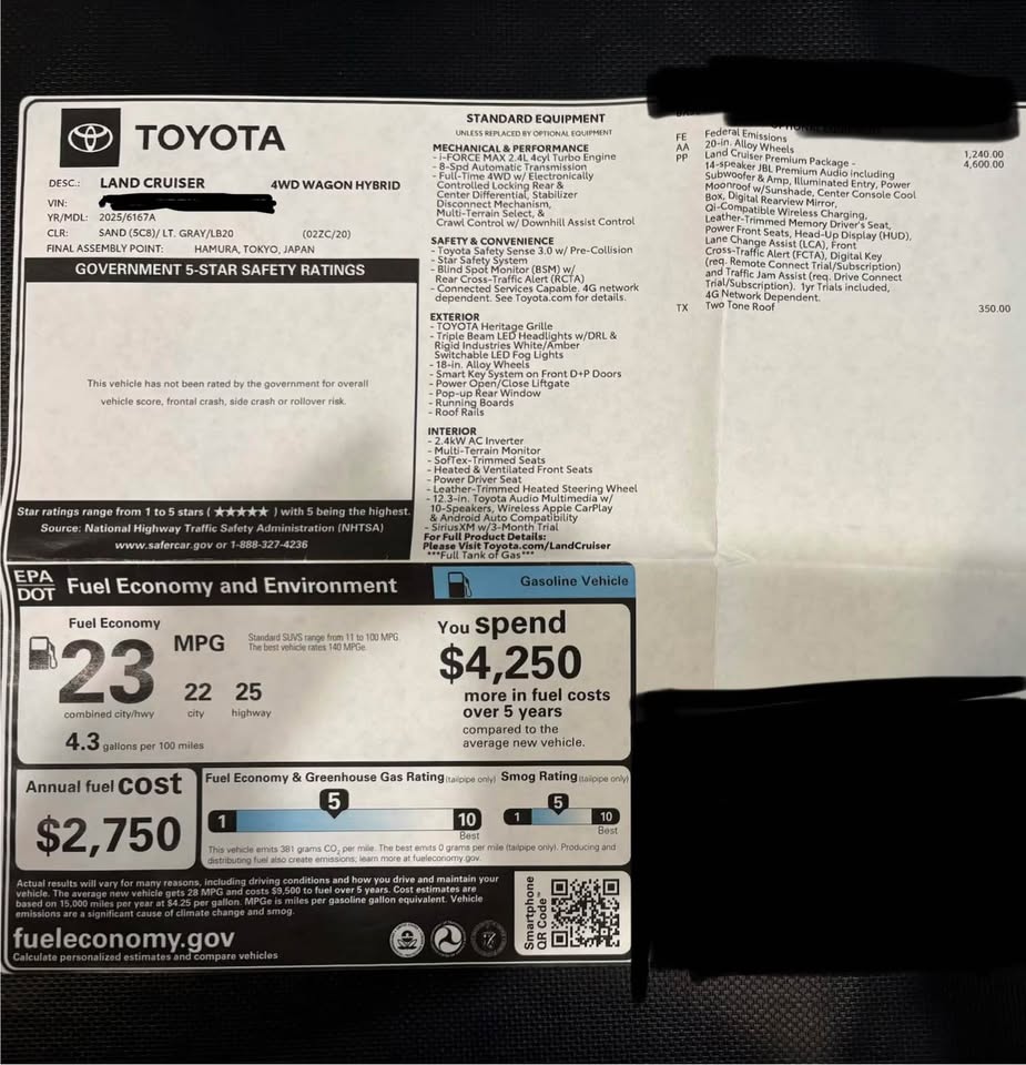 2025 Toyota Land Cruiser in Golden, CO (photo 10) — photo 10