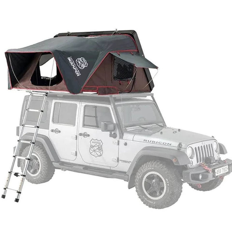 Hardshell 2-person iKamper Rooftop Tent + free accessories (165 lbs, quick setup) in Edgewater, CO (photo 2) — photo 2