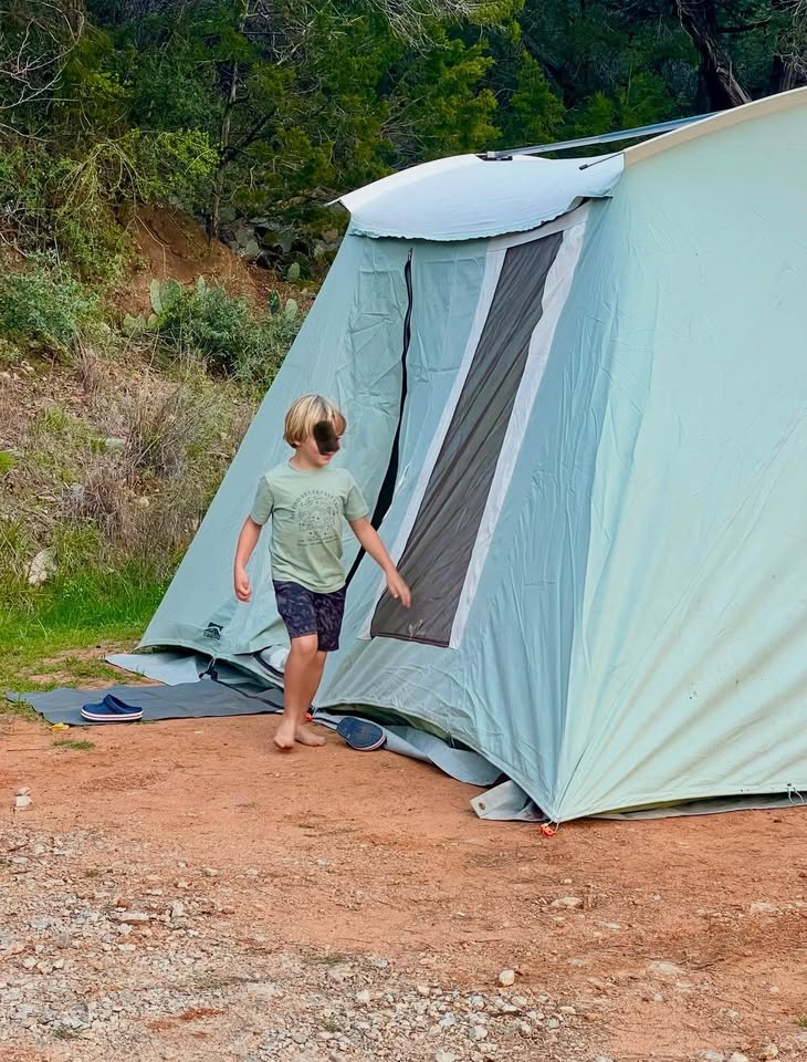 Springbar Tent Canvas Kirkhams with ground tarp and awning in Seguin, TX (photo 2) — photo 2