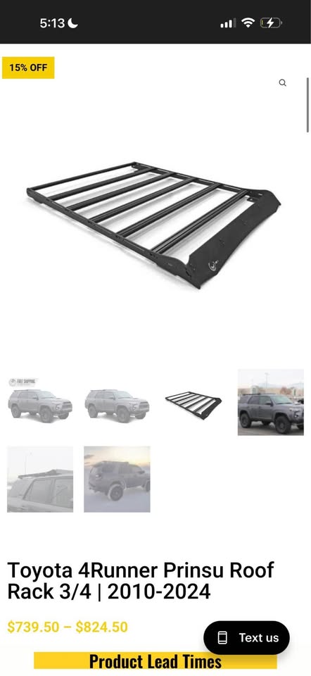 3/4 Prinsu Roof Rack (photo 4) — photo 4