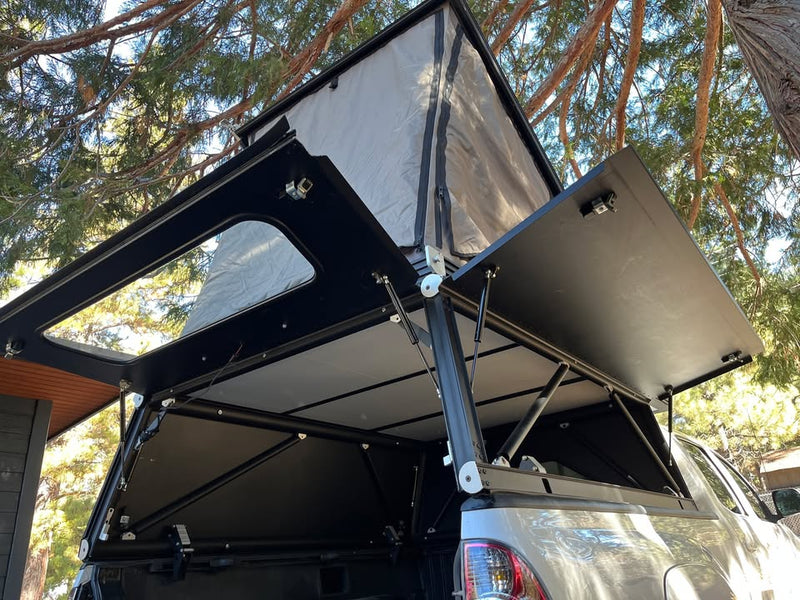 GFC Go Fast Camper Platform Tent for 2nd Gen Toyota Tacoma 6ft bed in Idyllwild, CA (photo 7) — photo 7