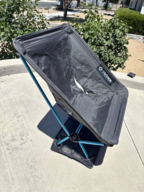 Two Camping Hiking Chairs - Helinox Chair Zero 1lb