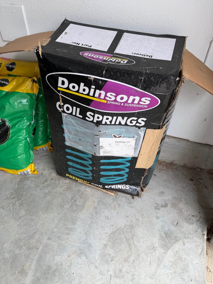 Pair of Dobinsons Coil Springs – Lifted from 2008 Toyota Land Cruiser in Houston, TX (photo 2) — photo 2