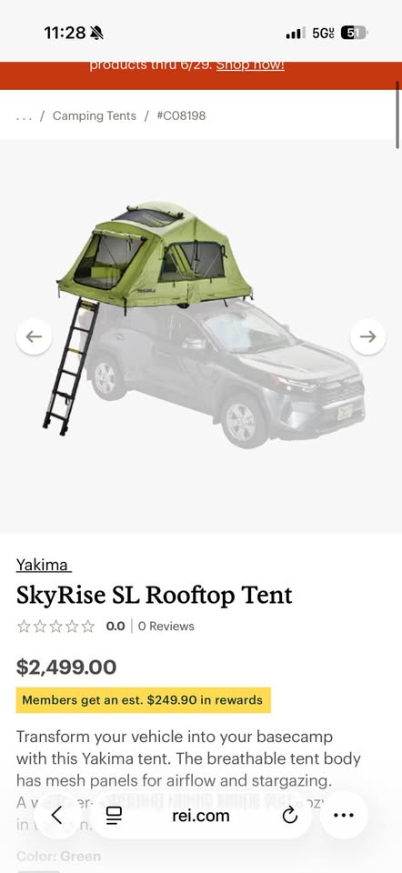 Yakima Skyrise SL Rooftop Tent in Orem, UT (photo 2)