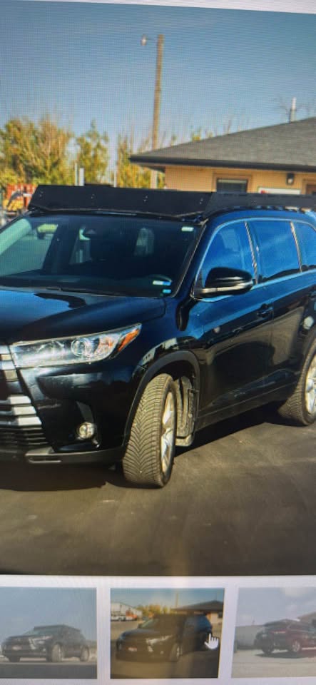 Prinsu Toyota Highlander pro roof rack 2014-2019 — photo 2
